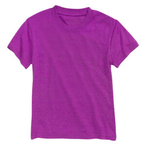T-shirt Criança Roxo Magenta — Personalizável